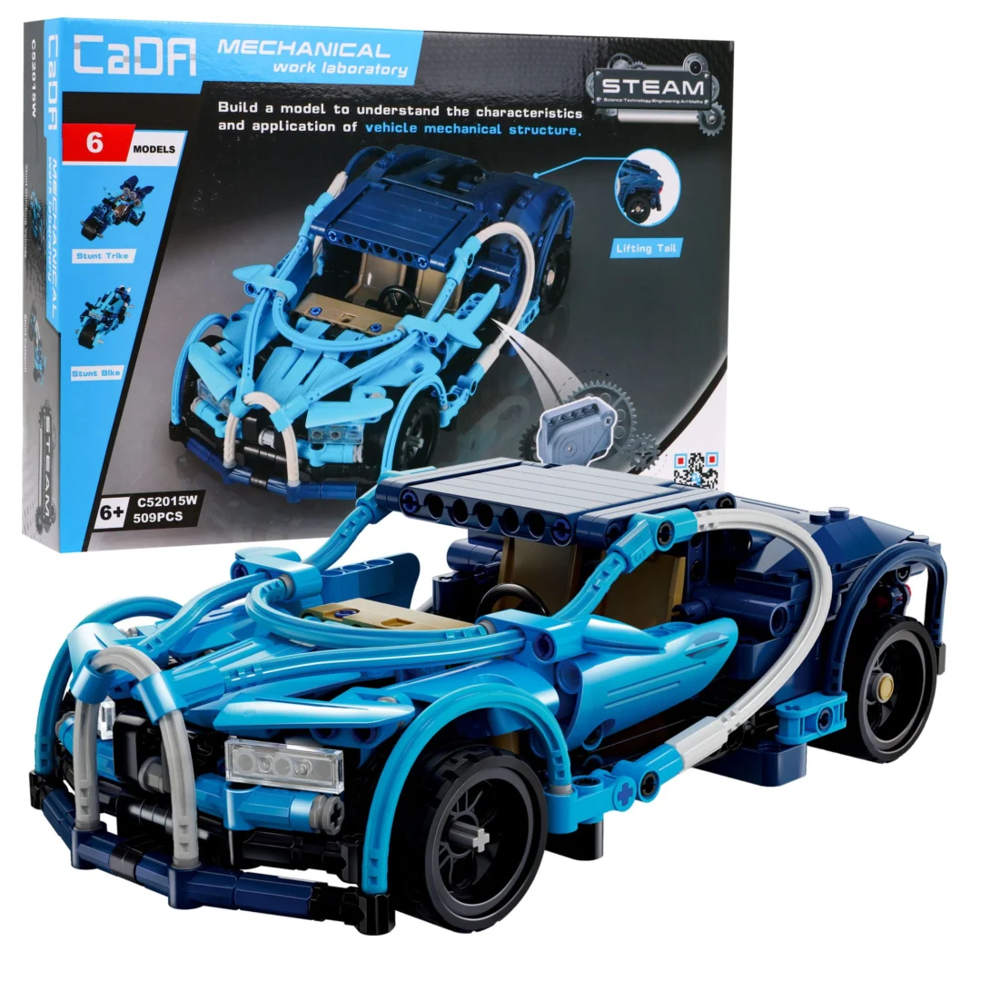 CaDA set 6 kaskaderskih vozila 509 dijelova 6+_1