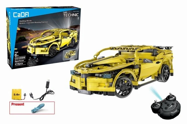 CaDA sportski auto R/C 419 dijelova 6+_2