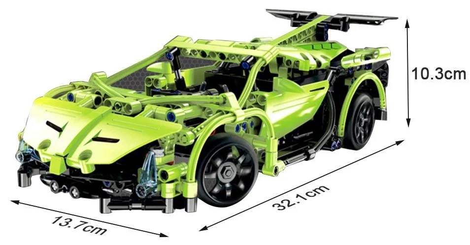CaDA sportski auto R/C 453 dijela 6+_2