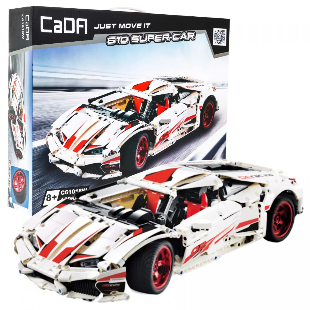 CaDA tehničke kocke 610 SUPER-CAR 1696 dijelova 8+_1