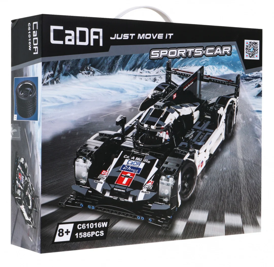 CaDA tehničke kocke 919 sportski auto 1586 dijelova 8+_6