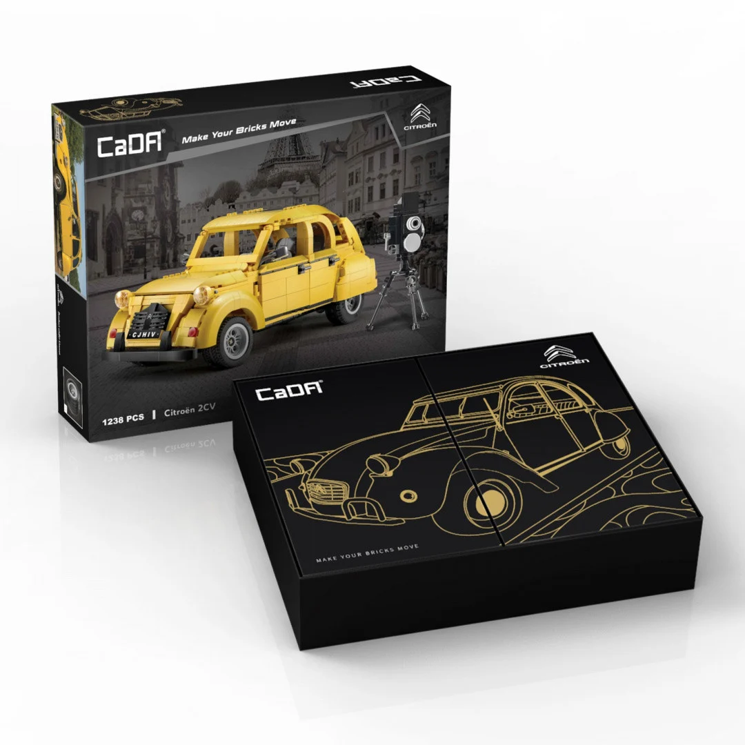 CaDA tehničke kocke Retro Citroën 1238 dijelova 8+_1