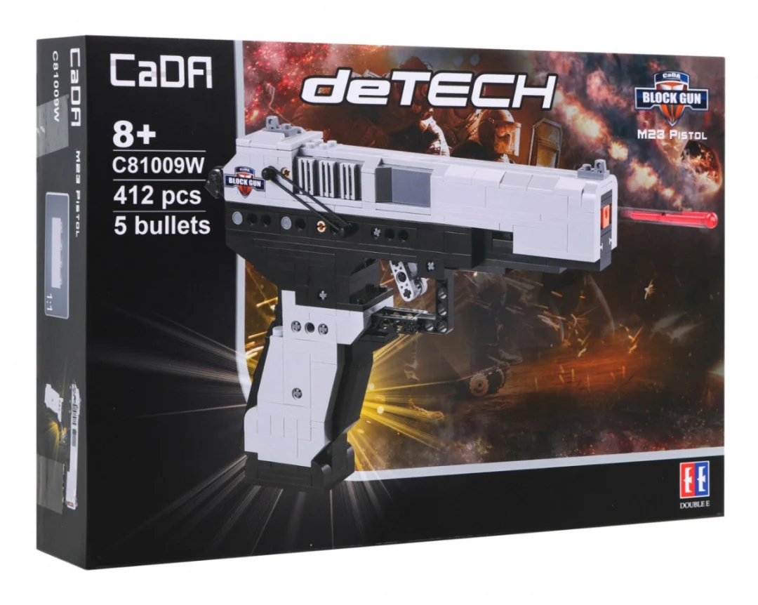 CaDA tehničke kocke pištolj MK23 412 dijelova 8+_8