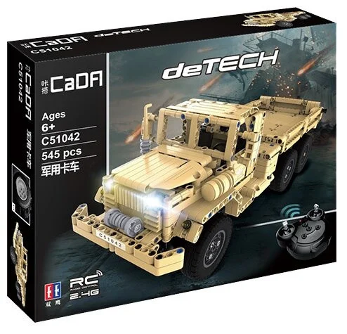 CaDA tehničke kocke vojni kamion R/C_1