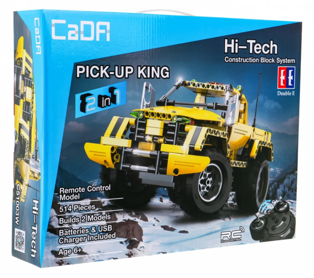 CaDA terensko vozilo R/C 2 u 1 514 dijelova 6+_6