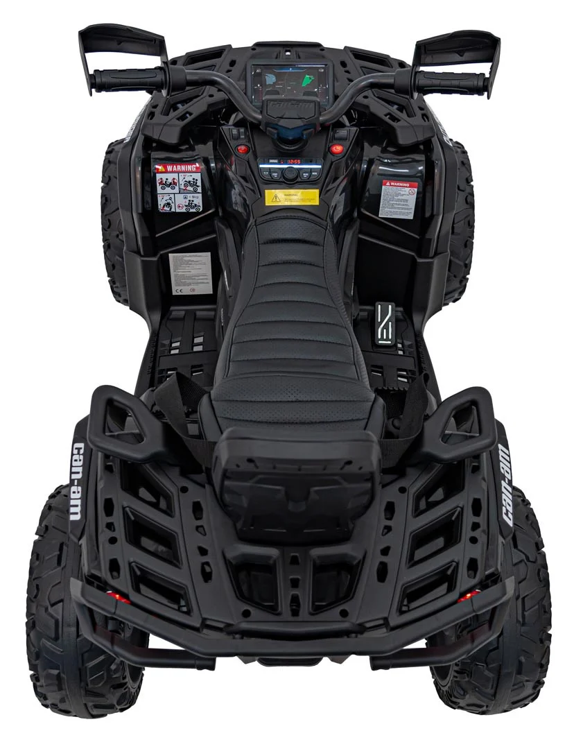 Can-Am Outlander ATV quad na akumulator s daljinskim upravljačem, crni_9