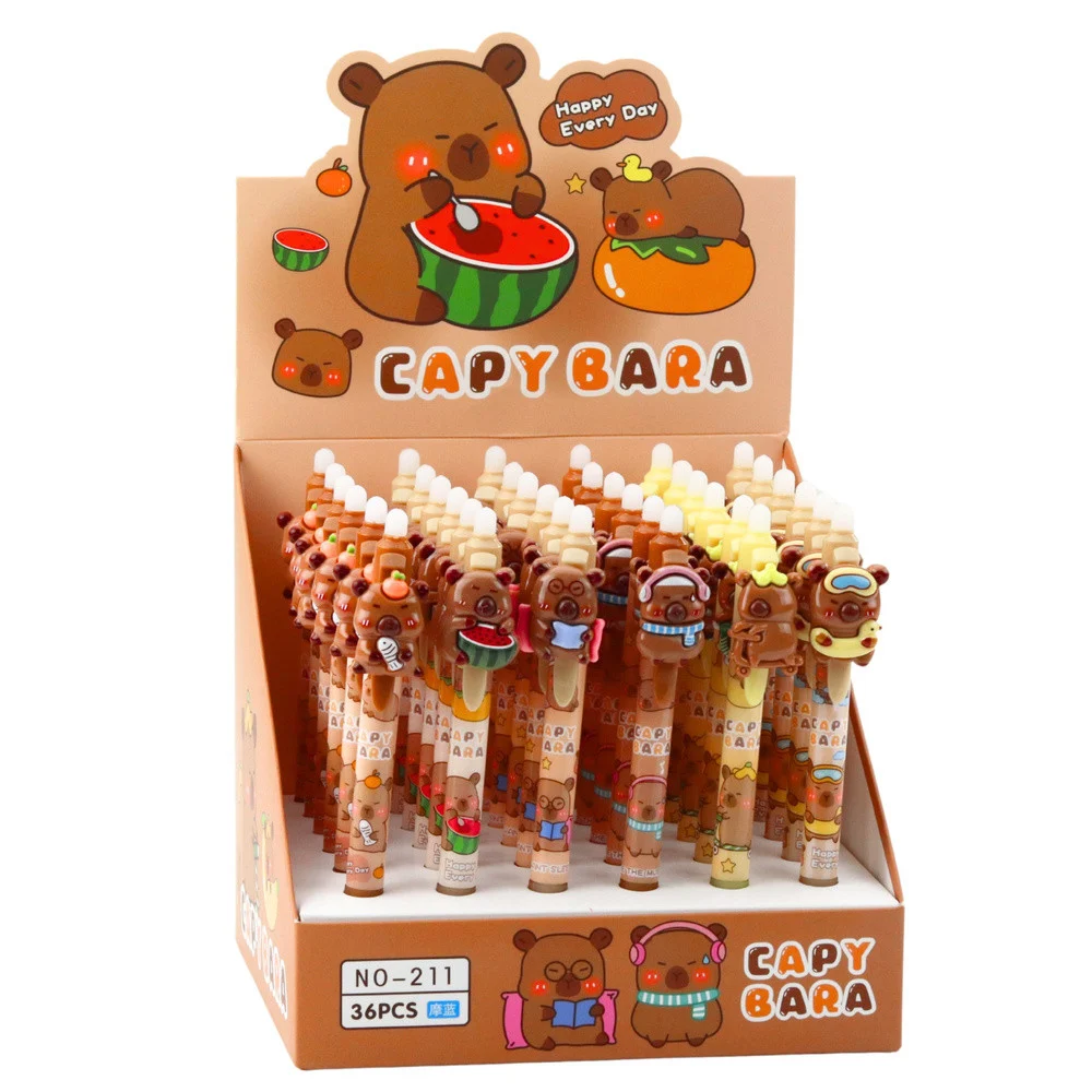 Capybara 3D automatska olovka s plavom tintom i gumicom_3