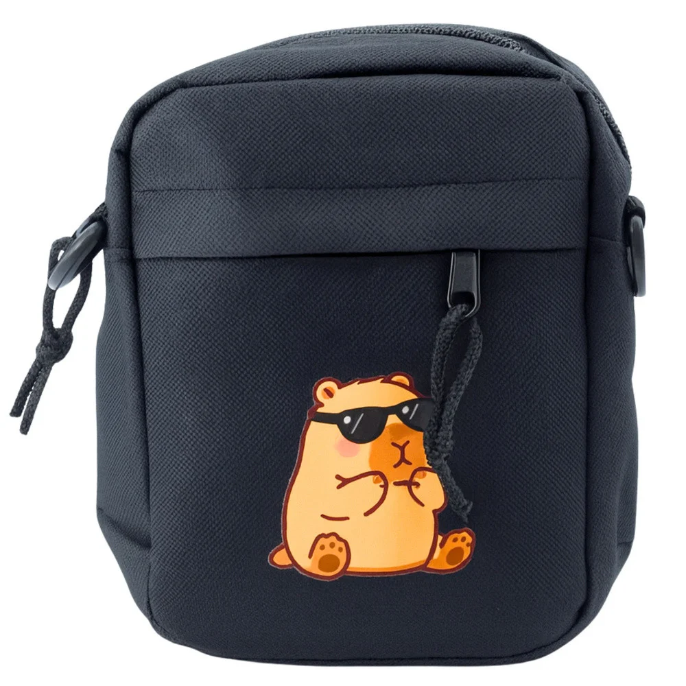 Capybara torba za rame s podesivim remenom, crna, 19,5 x 14 cm_5