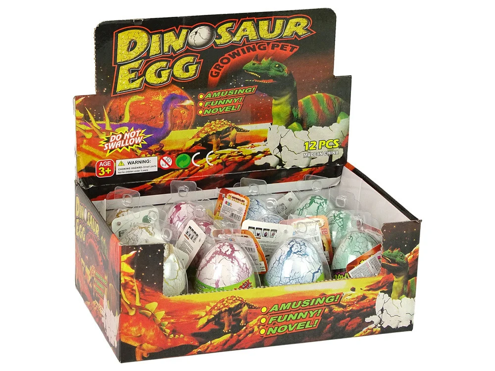 Čarobno jaje dinosaura koje raste, 6 cm, bijelo_3