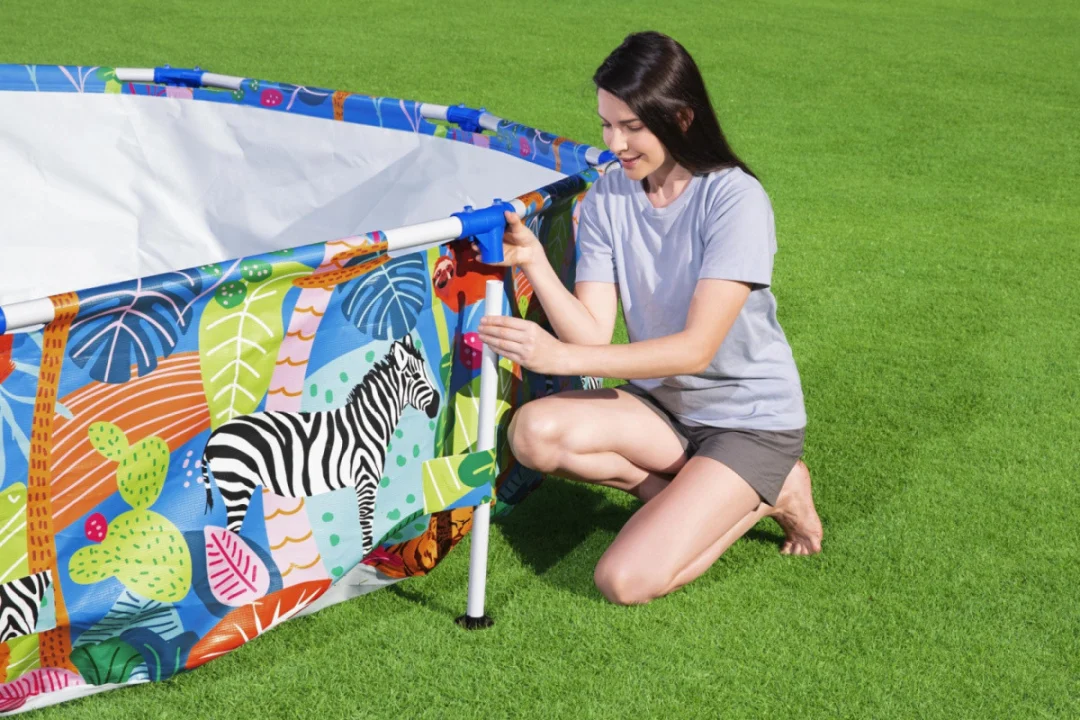 Čelični Pro Frame bazen za djecu Animal World BESTWAY 305x66cm 10ft_4