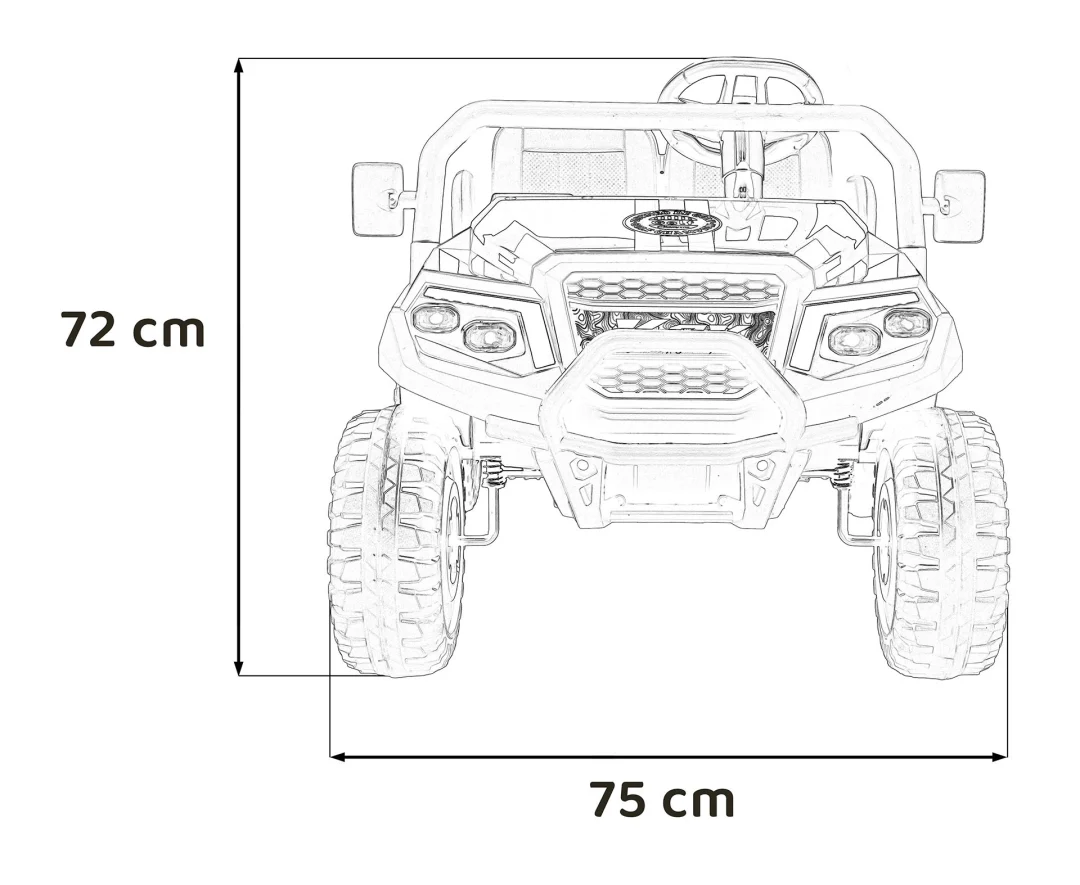 Champion crni buggy s 4 sjedala, crna_2