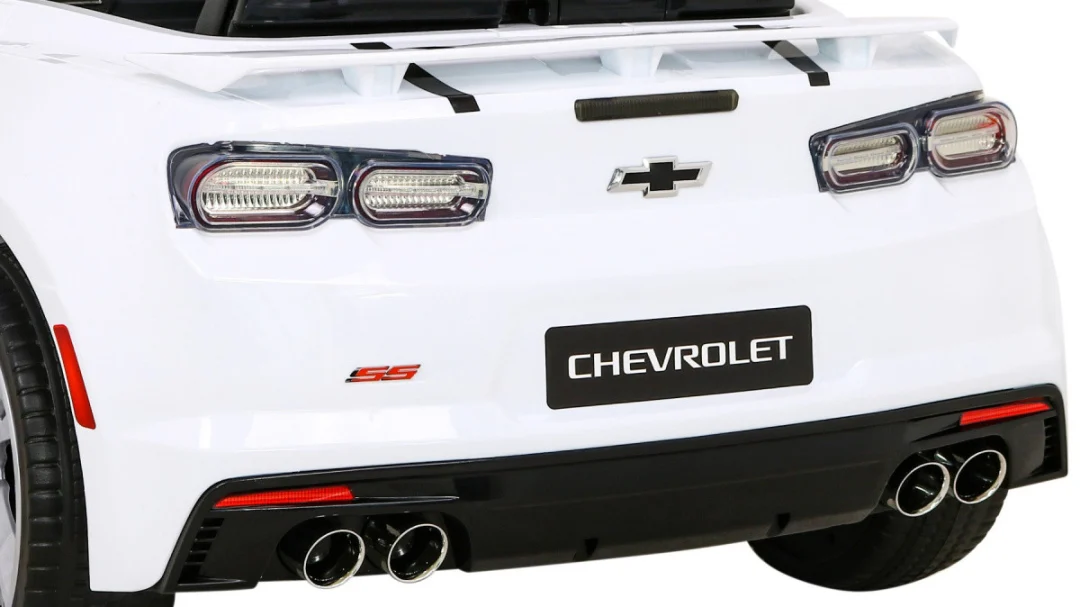 Chevrolet Camaro 2SS na baterije bijeli + daljinski upravljač + EVA kotači + spori start + svjetlosni zvukovi, bijela_11