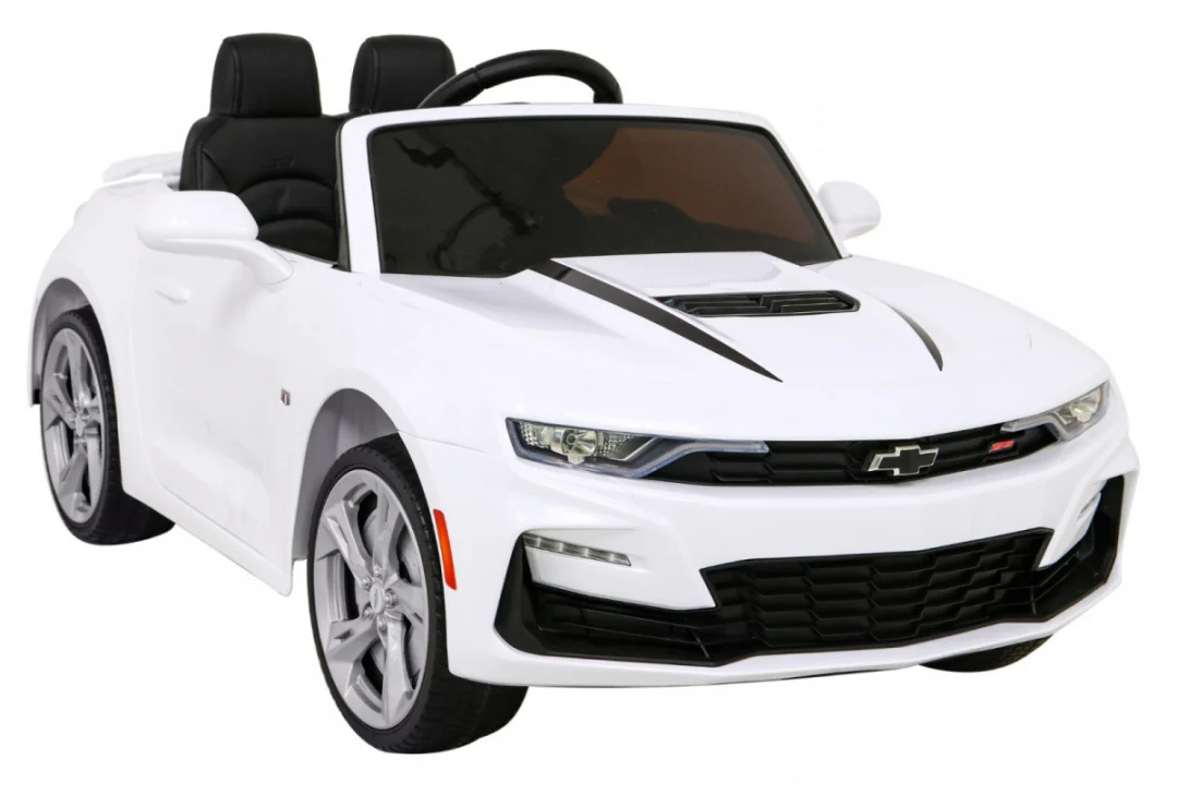 Chevrolet Camaro 2SS na baterije bijeli + daljinski upravljač + EVA kotači + spori start + svjetlosni zvukovi, bijela_9