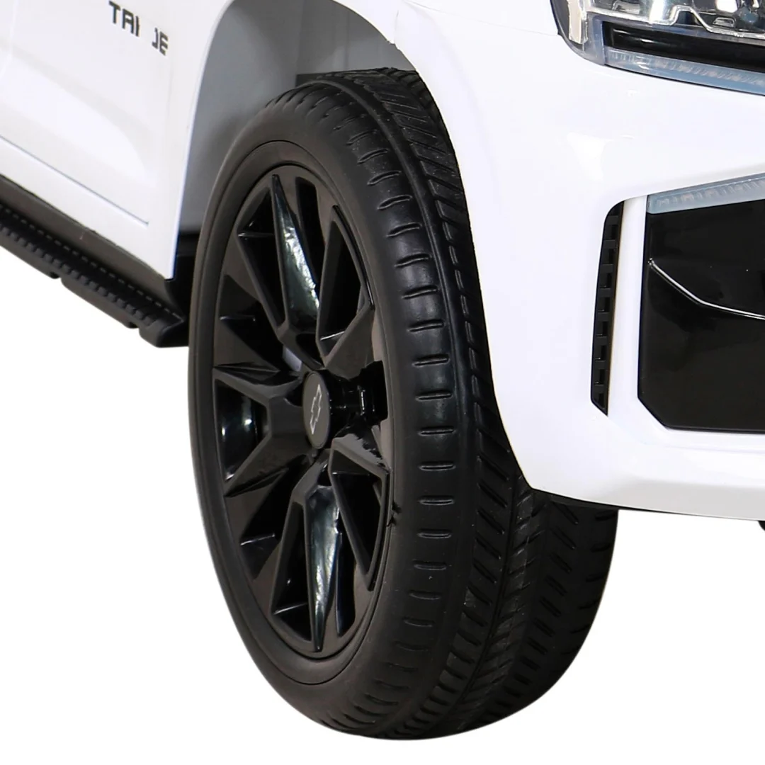 Chevrolet Tahoe električni automobil za djecu bijeli + daljinski upravljač + EVA + MP3, bijela_14