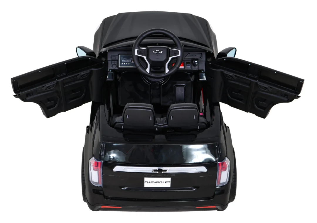 Chevrolet Tahoe električni automobil za djecu crni + daljinski upravljač + EVA + MP3 radio + LED, crna_7