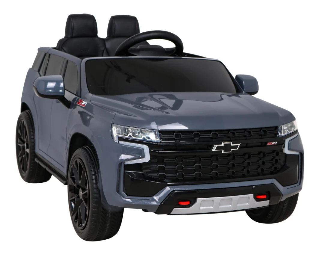 Chevrolet Tahoe električni automobil za djecu sivi + daljinski upravljač + EVA + MP3 radio + LED, crna_10
