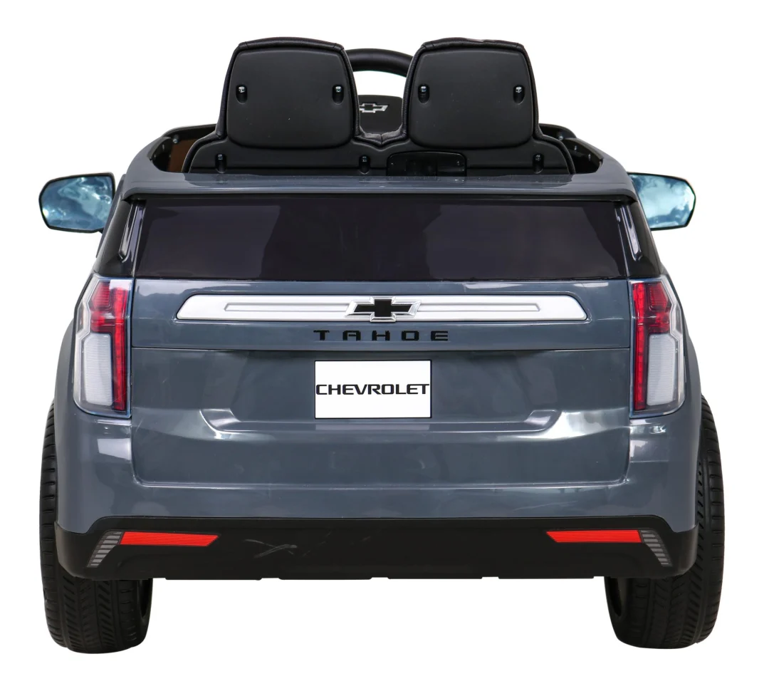 Chevrolet Tahoe električni automobil za djecu sivi + daljinski upravljač + EVA + MP3 radio + LED, crna_6