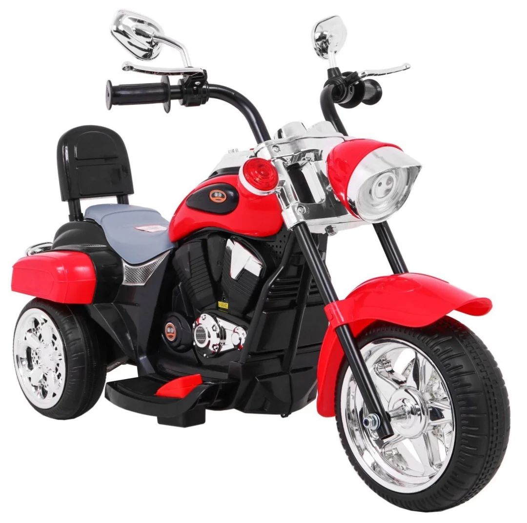 Chopper NightBike motocikl na akumulator, crveni motor na akumulator_10