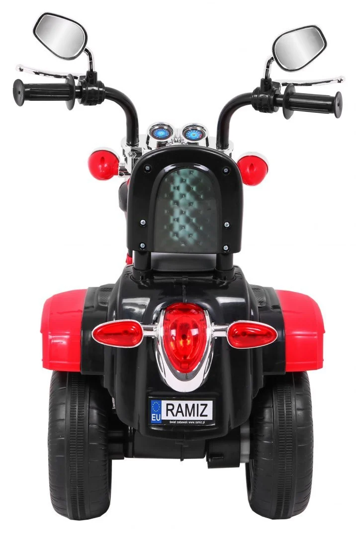 Chopper NightBike motocikl na akumulator, crveni motor na akumulator_5