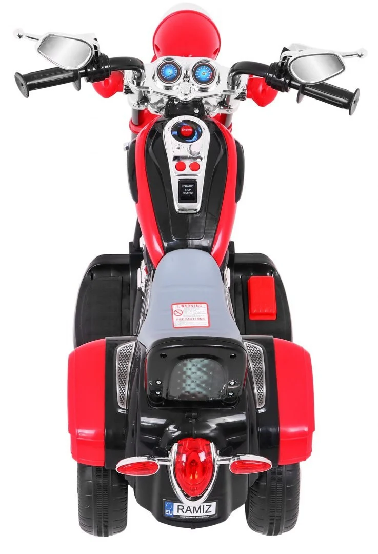 Chopper NightBike motocikl na akumulator, crveni motor na akumulator_7