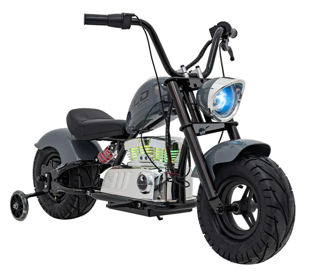 Chopper Warrior motocikl siva motor na akumulator_5