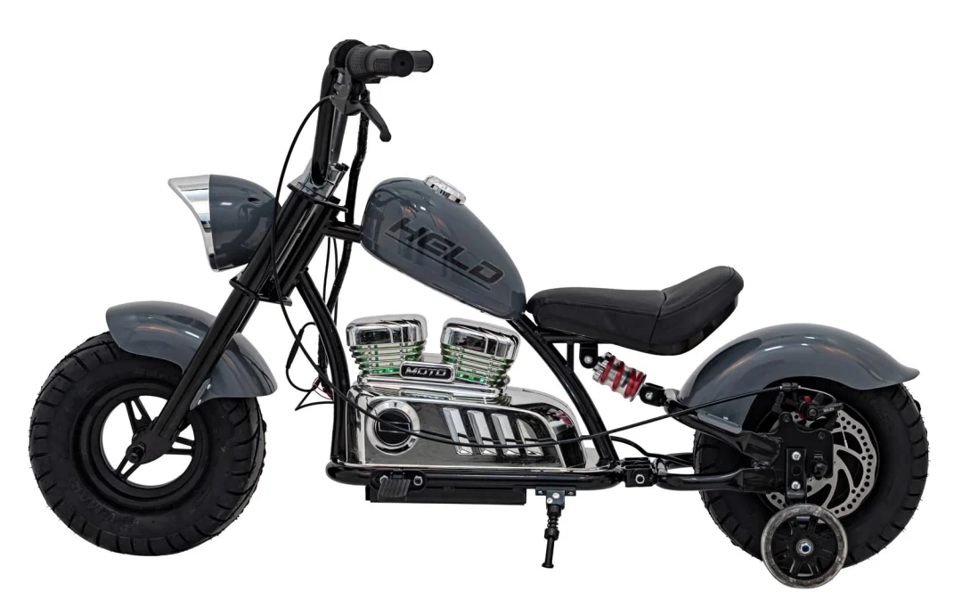 Chopper Warrior motocikl siva motor na akumulator_6