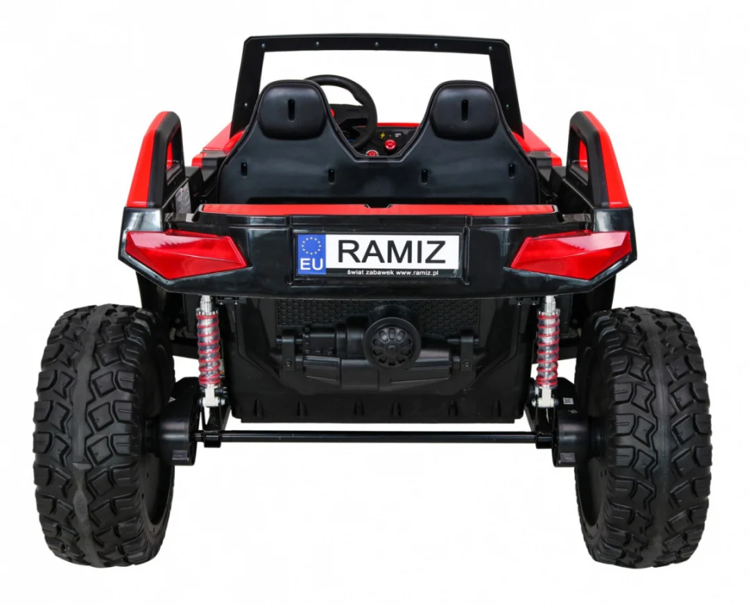Clash Buggy na baterije za 2 djece crveni + daljinski upravljač + 4x4 pogon + podešavanje, crvena_6