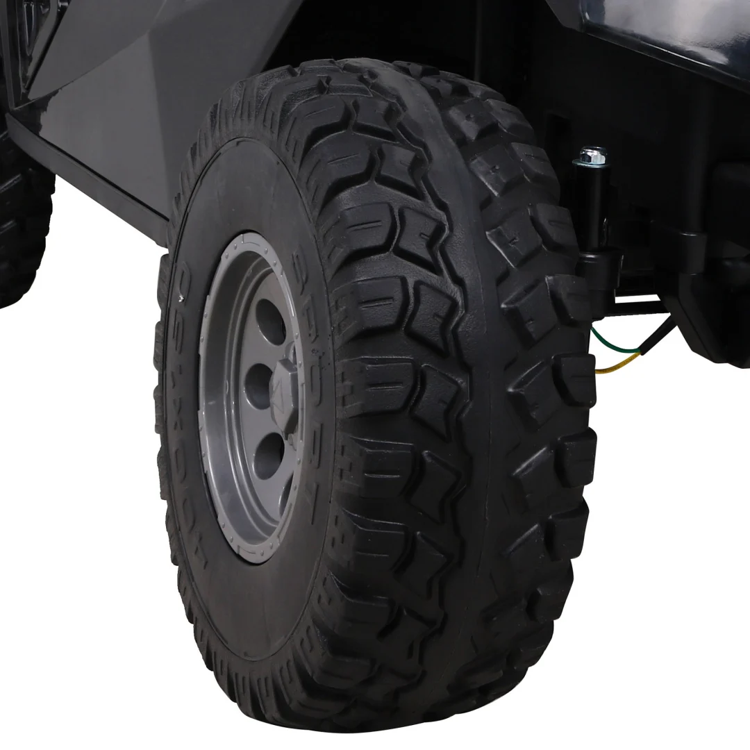 Clash kolica s baterijom za 2 djece crna + daljinski upravljač + 4x4 pogon + podešavanje sjedala +_14