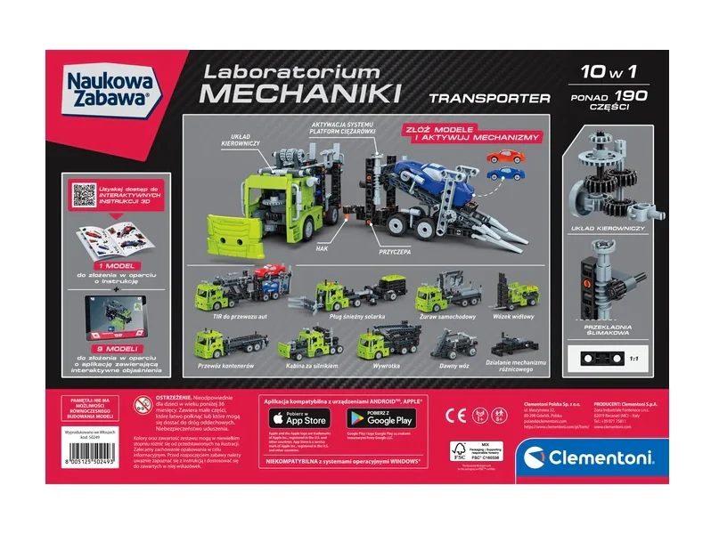 Clementoni mehanički laboratorij transporter 50249_5