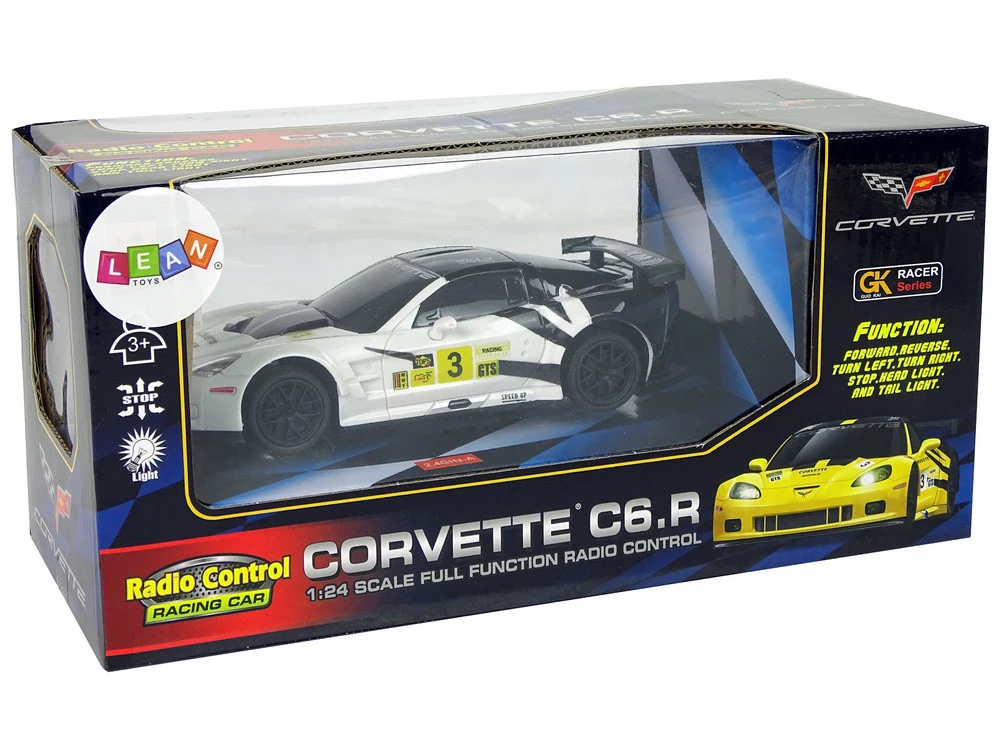Corvette C6.R automobil na daljinsko upravljanje, 1:24, bijeli_6