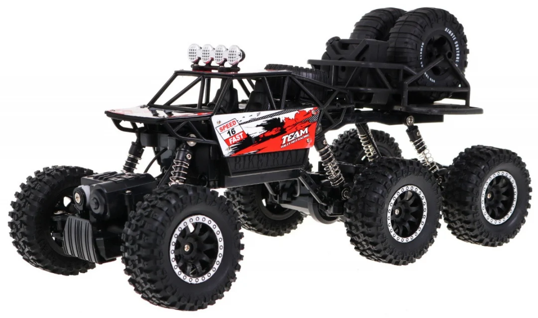 Crawler High za djecu 8+ Model na daljinsko upravljanje 1:14 6x6 pogon + rezervni kotači_2