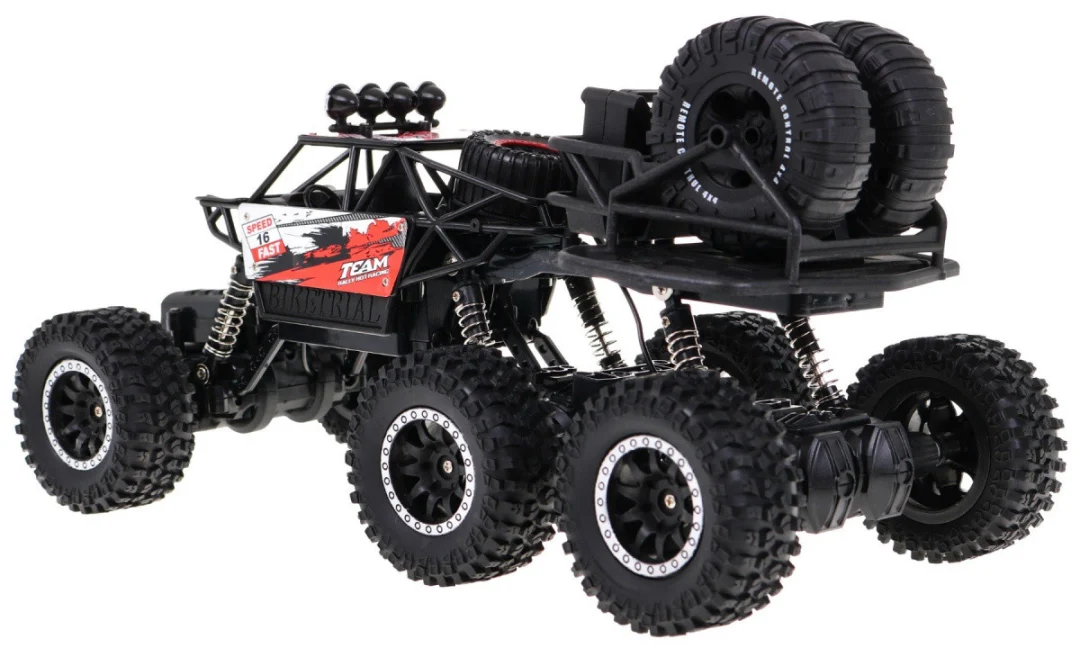 Crawler High za djecu 8+ Model na daljinsko upravljanje 1:14 6x6 pogon + rezervni kotači_3
