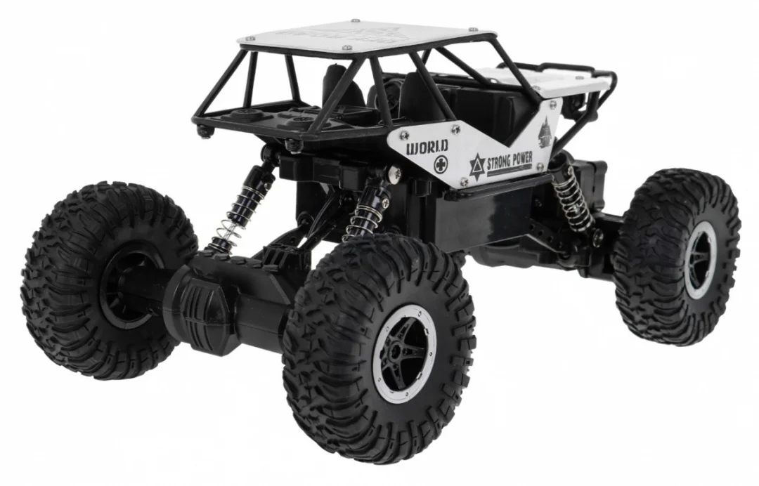 Crawler Monster za djecu 6, model na daljinsko upravljanje, srebrni, 1:18, ekstremna vožnja_4