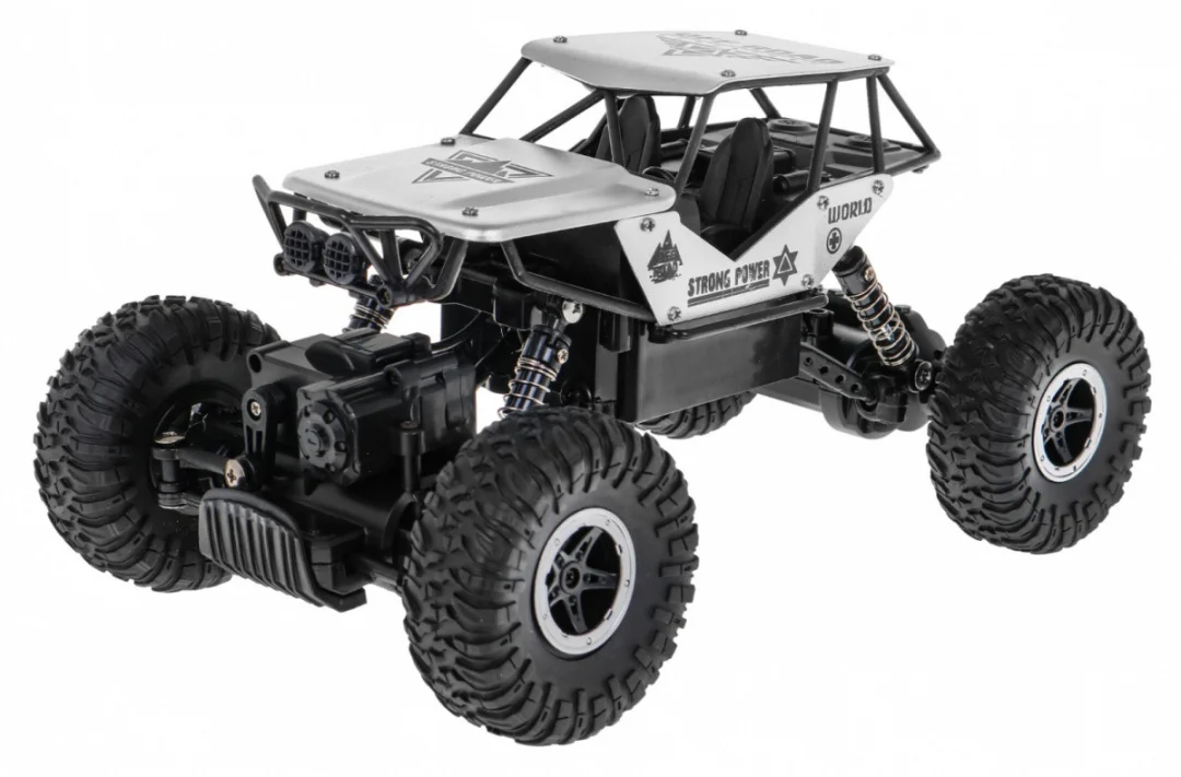 Crawler Monster za djecu 6, model na daljinsko upravljanje, srebrni, 1:18, ekstremna vožnja_6