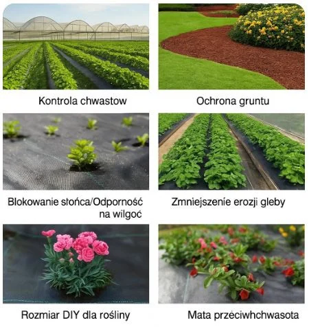 Crni agrotekstil protiv korova 110 cm × 50 m 135 g/m² + sidra_6