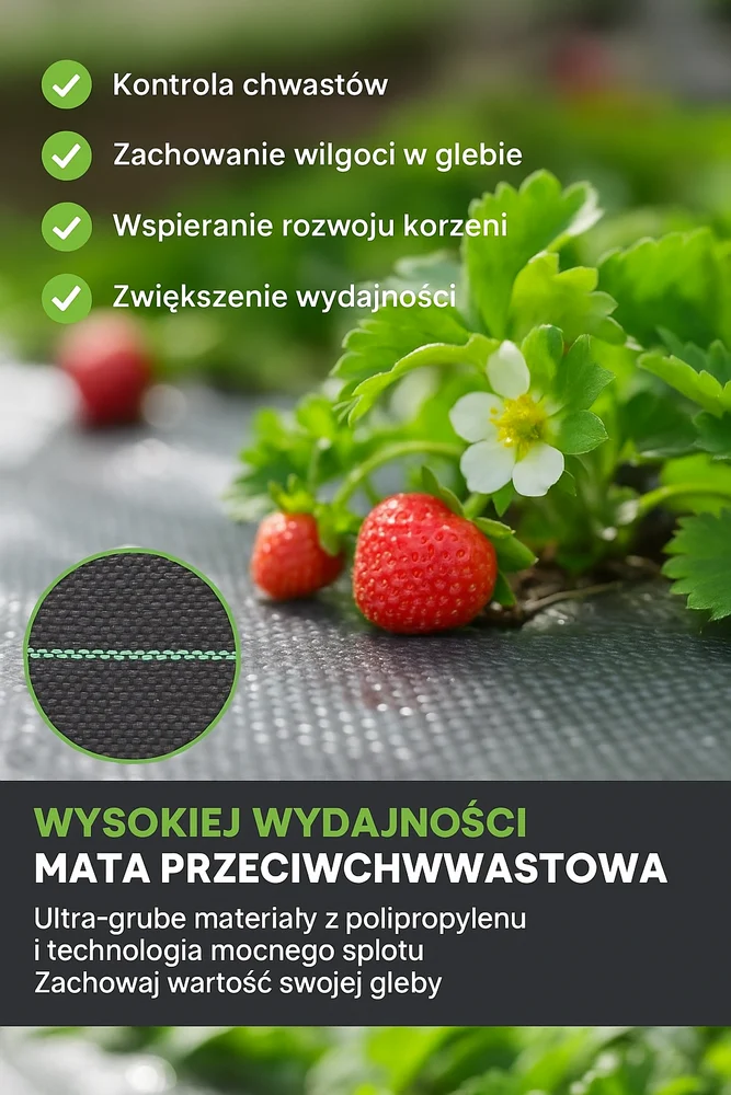 Crni agrotekstil protiv korova 110 cm × 50 m 135 g/m² + sidra_8