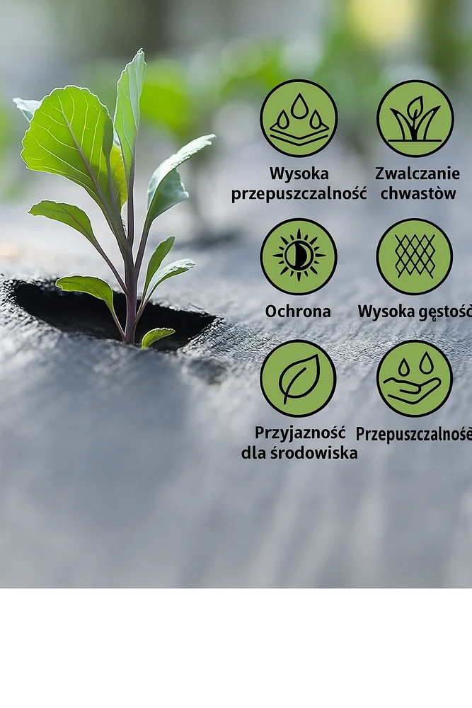 Crni agrotekstil protiv korova 110 cm × 50 m 135 g/m² + sidra_9