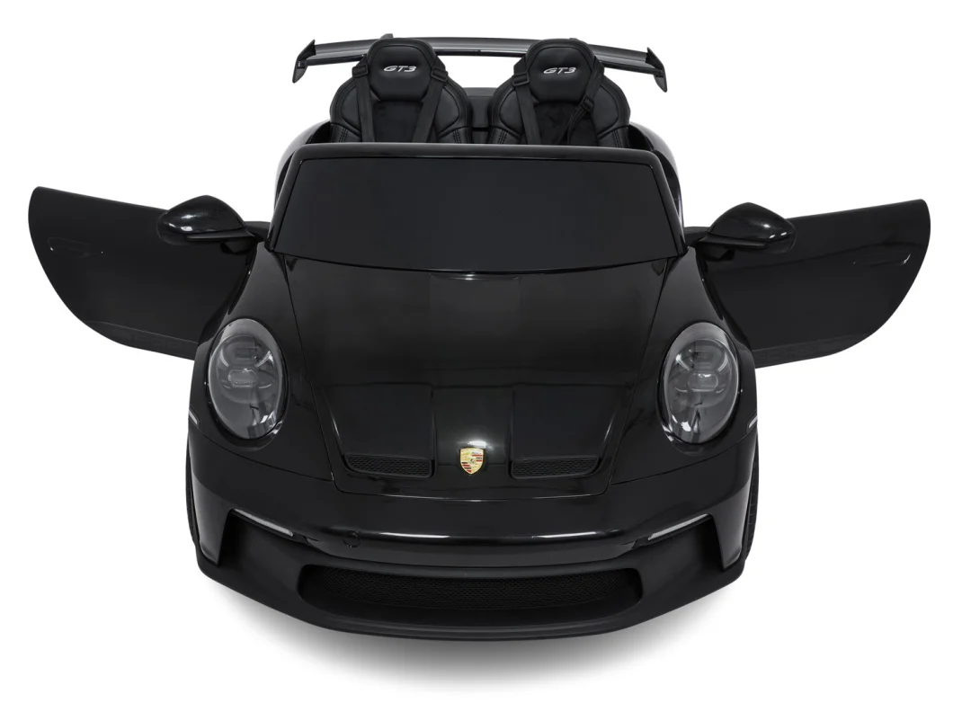 Crni trkaći automobil Porsche 911 GT3 za djecu, crna_11