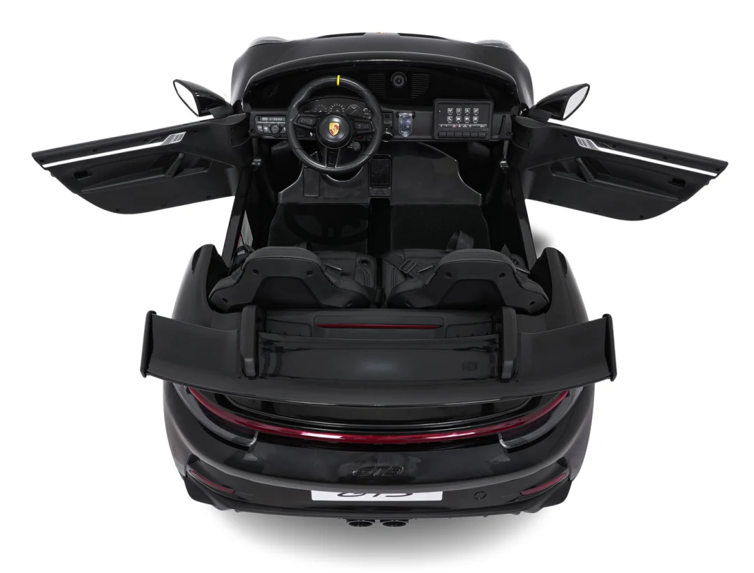 Crni trkaći automobil Porsche 911 GT3 za djecu, crna_12