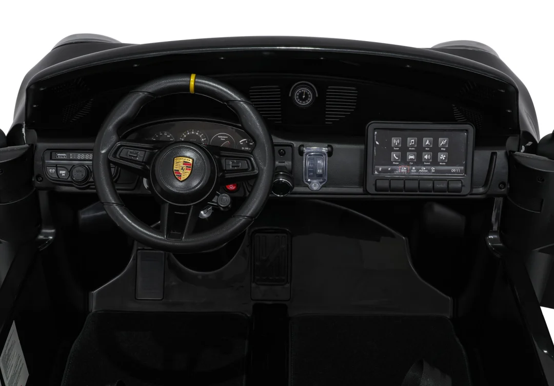 Crni trkaći automobil Porsche 911 GT3 za djecu, crna_16