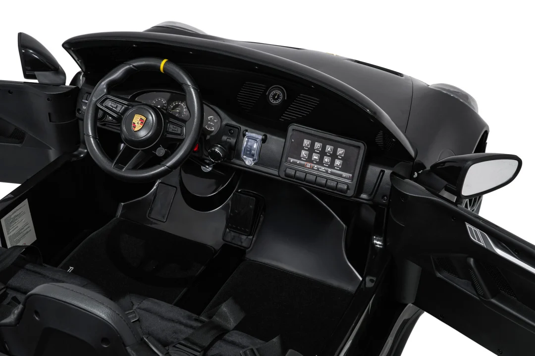 Crni trkaći automobil Porsche 911 GT3 za djecu, crna_18