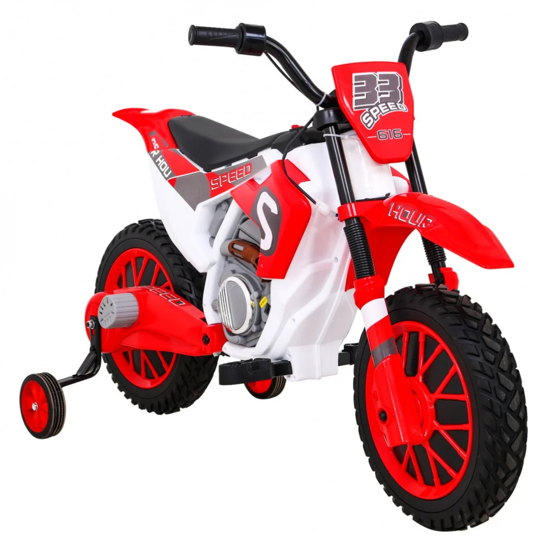Cross Super Speed Crveni motocikl, crvena motor na akumulator_8