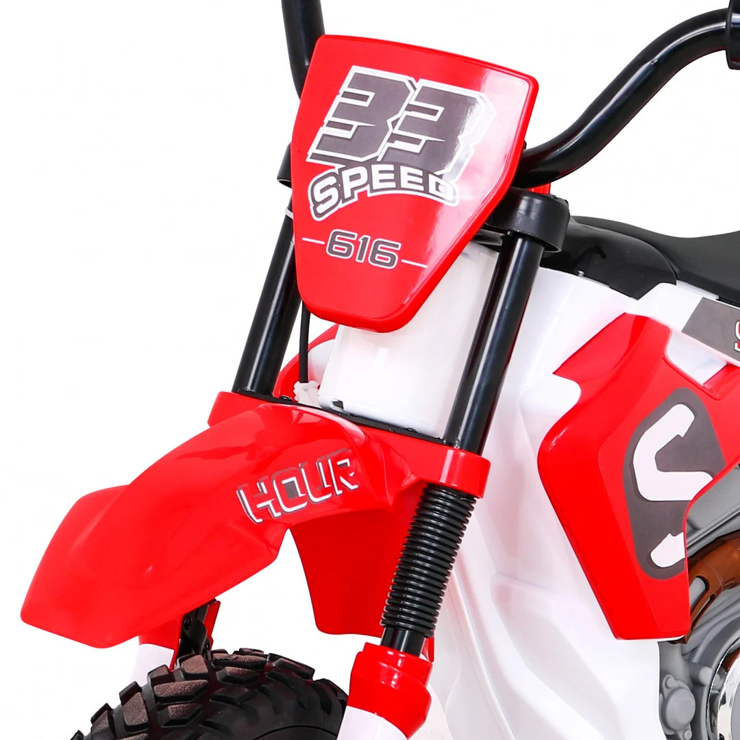 Cross Super Speed Crveni motocikl, crvena motor na akumulator_9