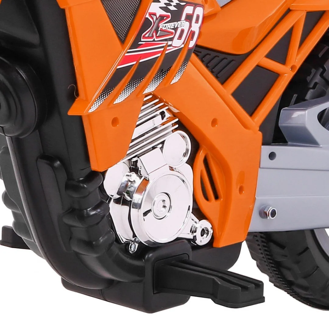 Cross motocikl na akumulator, narančasti motor na akumulator_10