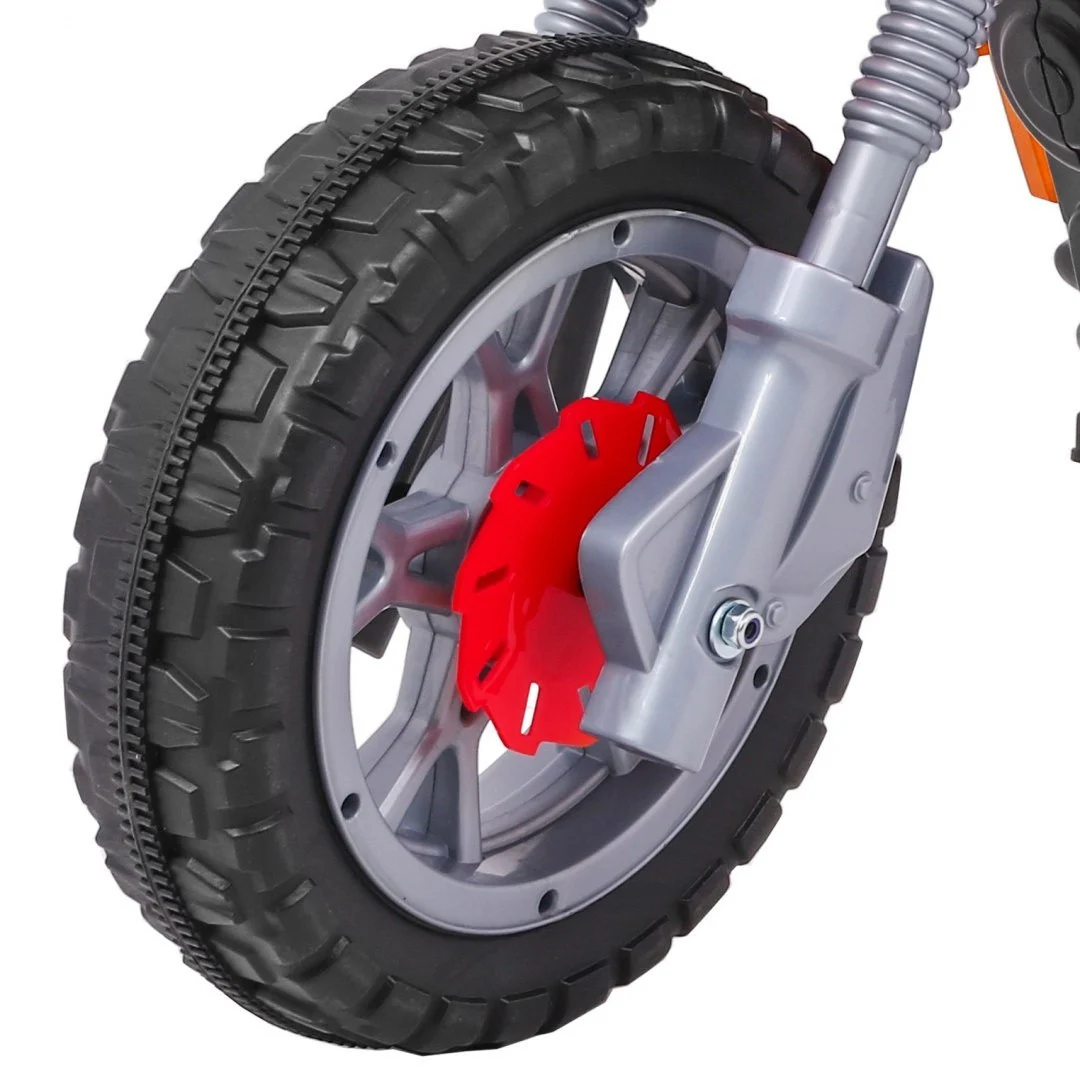 Cross motocikl na akumulator, narančasti motor na akumulator_9