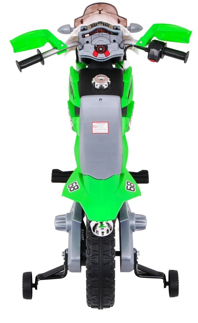 Cross motocikl na akumulator, zeleni motor na akumulator_6