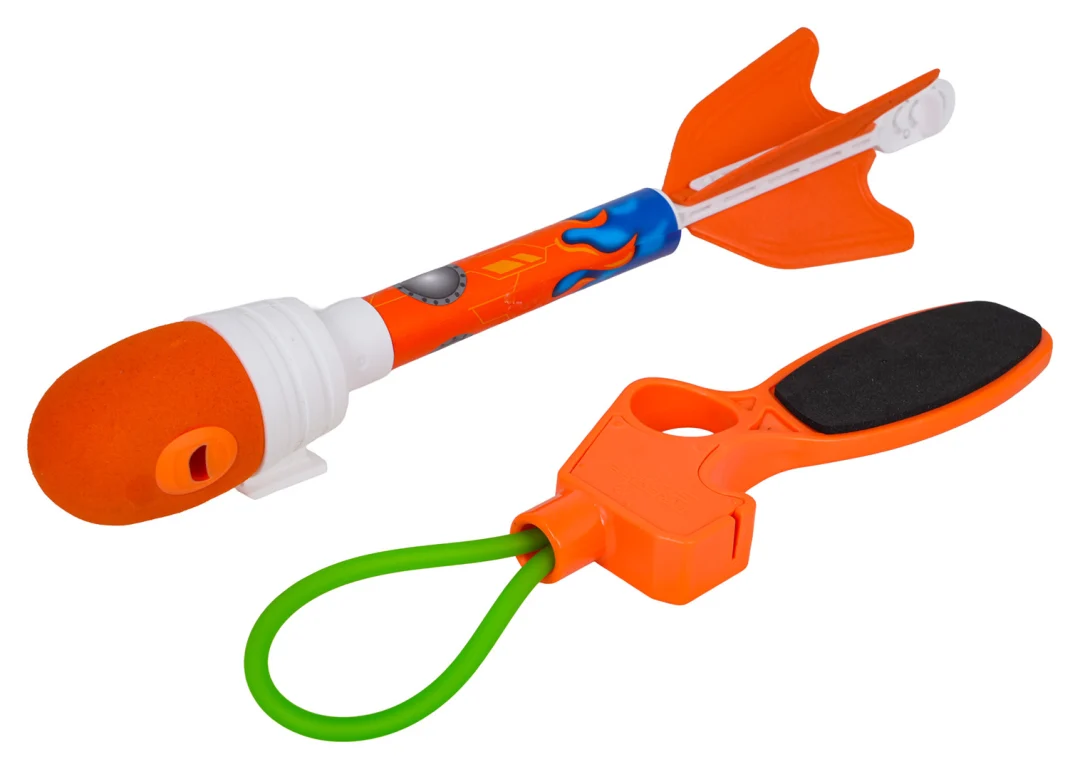 Crveni 2-u-1 set aviona s lanserom_4