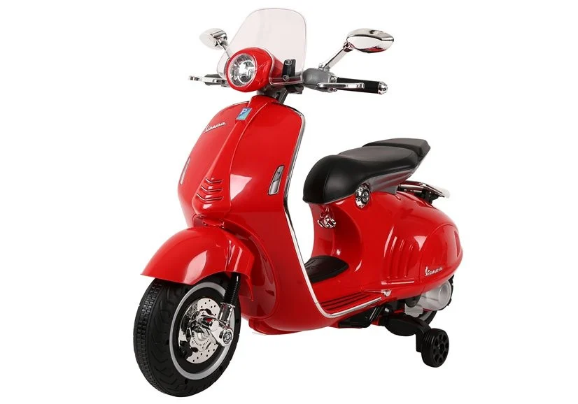 Crveni električni skuter Vespa GTS 300 motor na akumulator_2