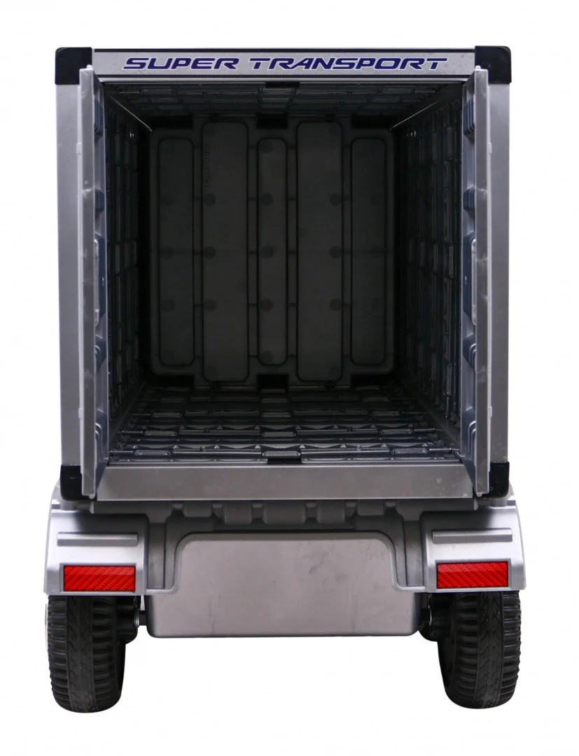 Crveni kamion za prijevoz kontejnera + poluprikolica, crvena_5