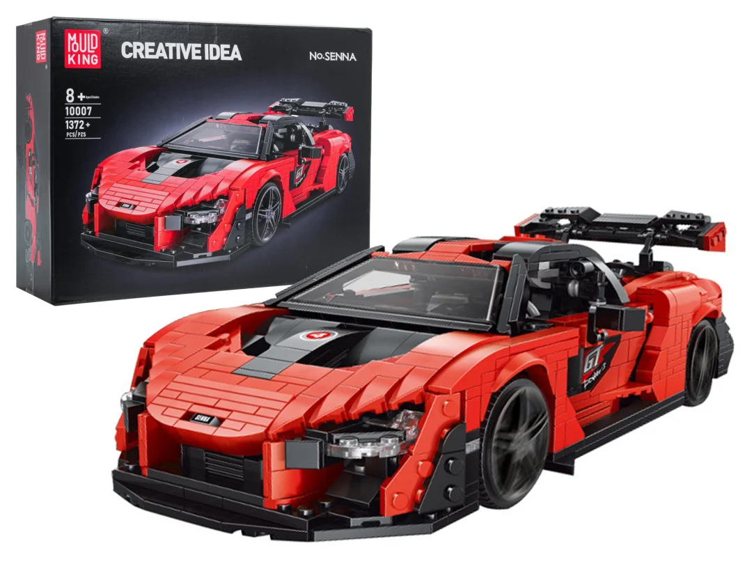 Crveni set sportskog automobila, 1372 dijela_1